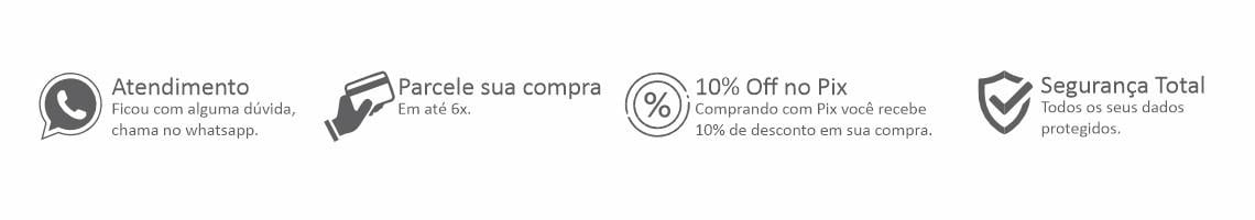 FORMA DE PGTO 6X SEM JUROS