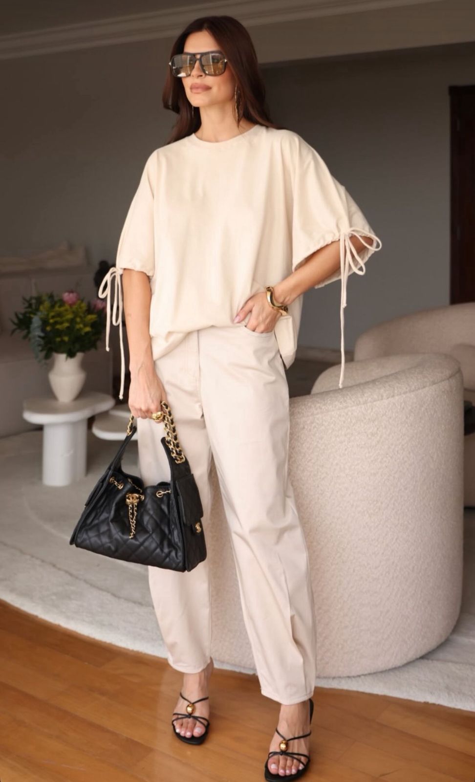 Calça Sarjada
