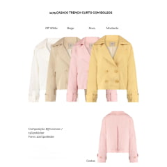 Trench Coat Curto Iza