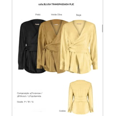 Blusa Transpassada