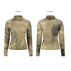 Blusa Tule Olive