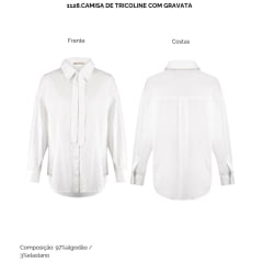 Camisa Tricoline Gravata
