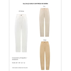 Calça Sarjada